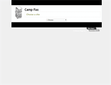 Tablet Screenshot of campfax.com